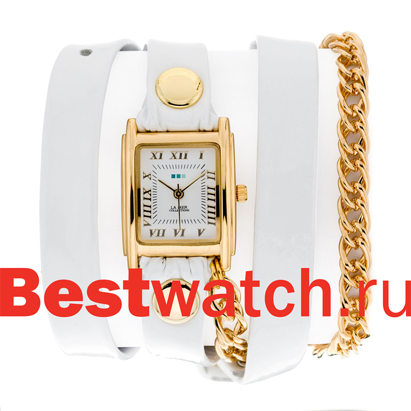 Часы La Mer С цепочками и подвесками LMSCW1007WHT